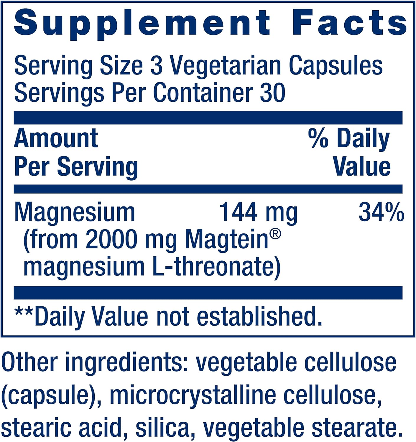 Life Extension Neuro-mag Magnesium - Supports Memory & Focus, Non-GMO, Gluten Free - 90 Capsules