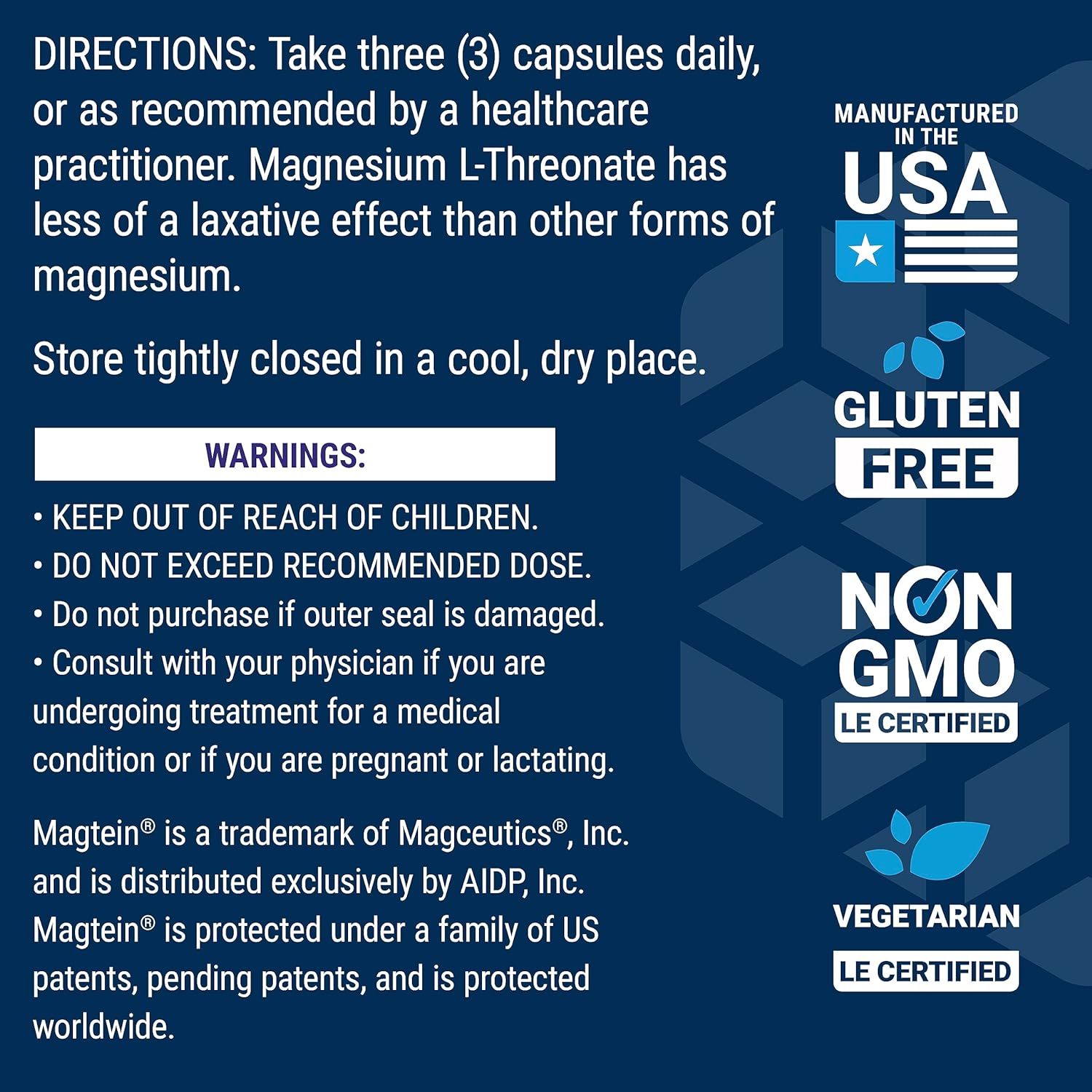 Life Extension Neuro-mag Magnesium - Supports Memory & Focus, Non-GMO, Gluten Free - 90 Capsules