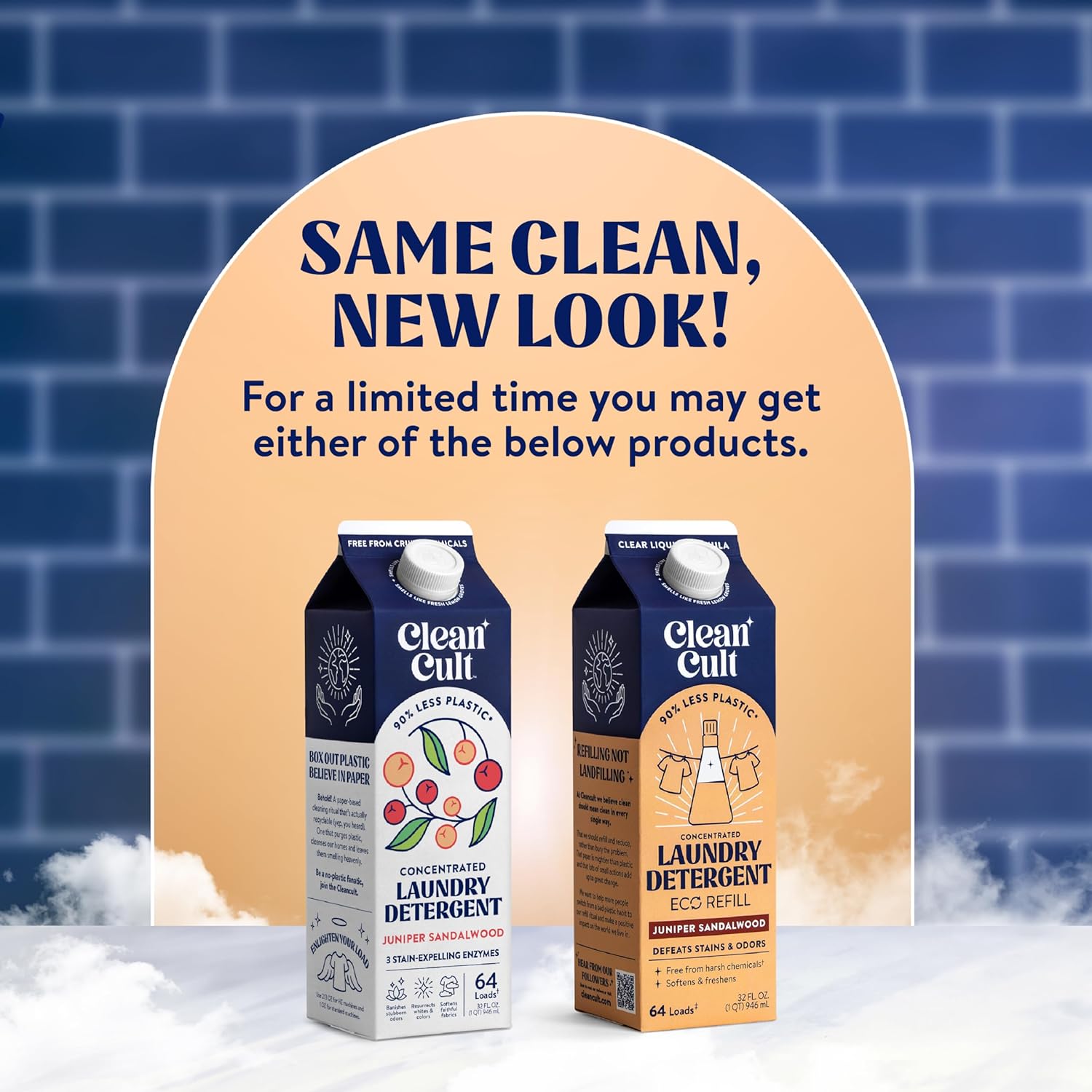 Ultra Concentrated Laundry Detergent - Fights Stains & Odors, Juniper Sandalwood Scent - 32oz