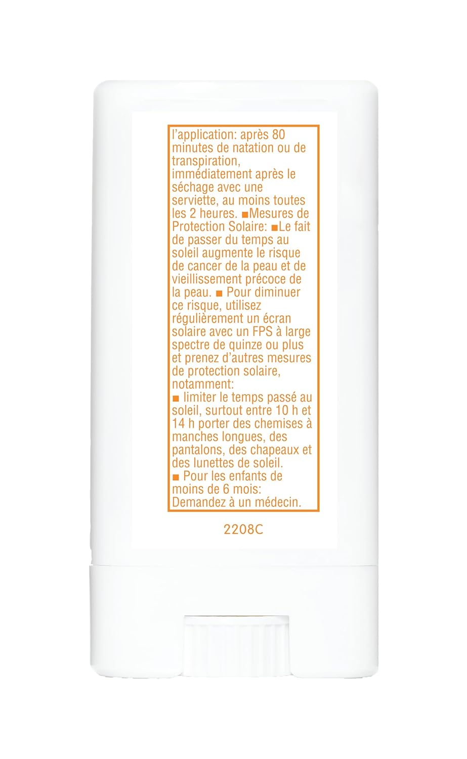 Thinkbaby SPF 30 Sunscreen Stick - Natural Mineral Protection, Water Resistant for All - 0.64oz