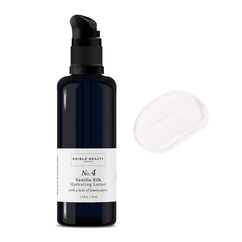 Edible Beauty Australia Vanilla Silk Lotion - Hydrates & Enhances Firmness, Vegan - 150ml